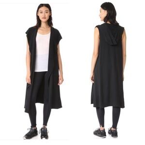 SPLITS59 black KICKBACK HOODIE VEST small